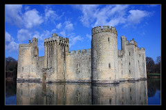 Bodiam Castle and moat
